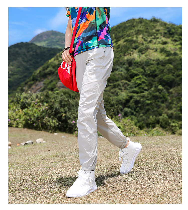 Women's trousers lightweight sweat-absorbent breathable quick-drying hiking and mountaineering pants summer_voghion.com