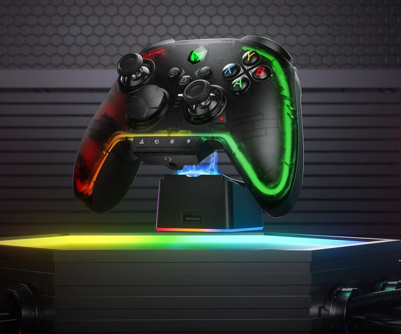 Controller di gioco wireless Mojiang Rainbow 2 Pro per PC, Steam, Apex Legends, Switch, iOS, Call of Duty 21_voghion.com