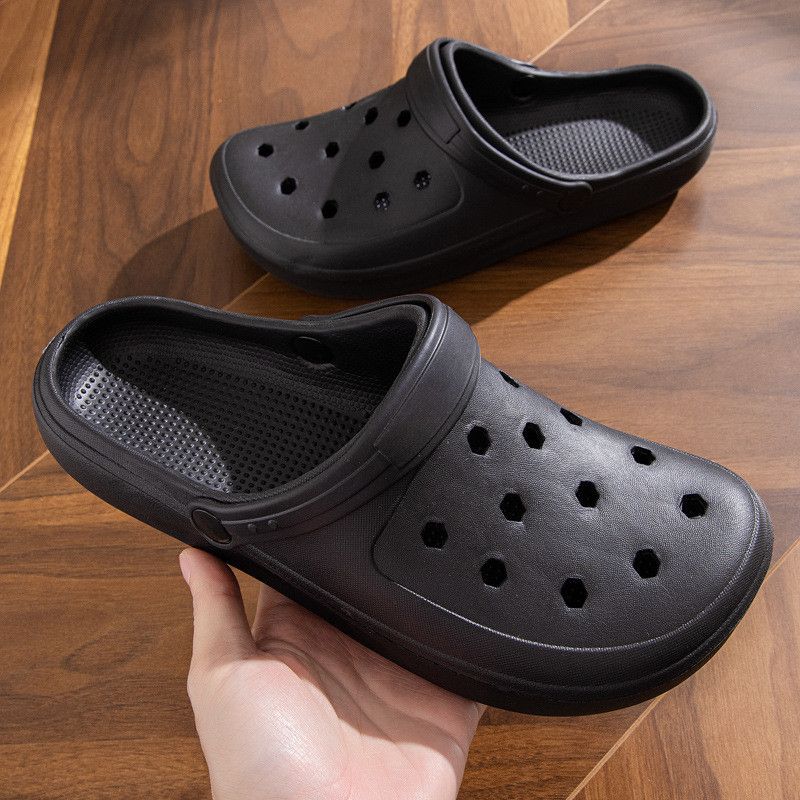 Scarpe estive con i buchi, borse da nuoto in EVA da uomo e da donna, scarpe da spiaggia e da giardino, pantofole traspiranti e alla deriva_voghion.com