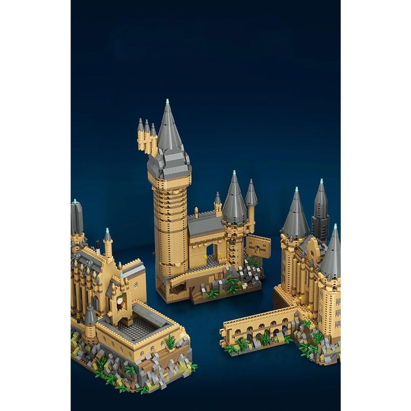 Neu Micro Ziegel City Kreative Medieval Magic Castle Serie Schule Architektur Modell Bausteine Geschenke Spielzeug Kinder_voghion.com