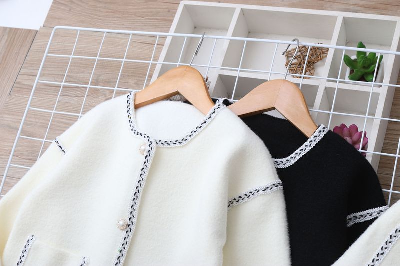 Xiao Xiangfeng Koreanische Samt Mädchen 2025 Neue Pullover Anzug Gestrickte Pullover Anzug Mädchen Zwei Stück Anzug Herbst Und Winter_voghion.com