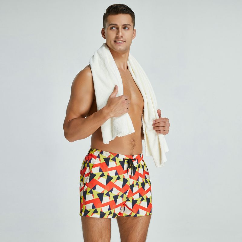 Herren-Strandshorts – Trendy, farbenfrohe Badehose, leichtes, schnelltrocknendes Polyester, lässige Sommershorts zum Schwimmen, für den Urlaub und Streetwear (M-XXL)_voghion.com