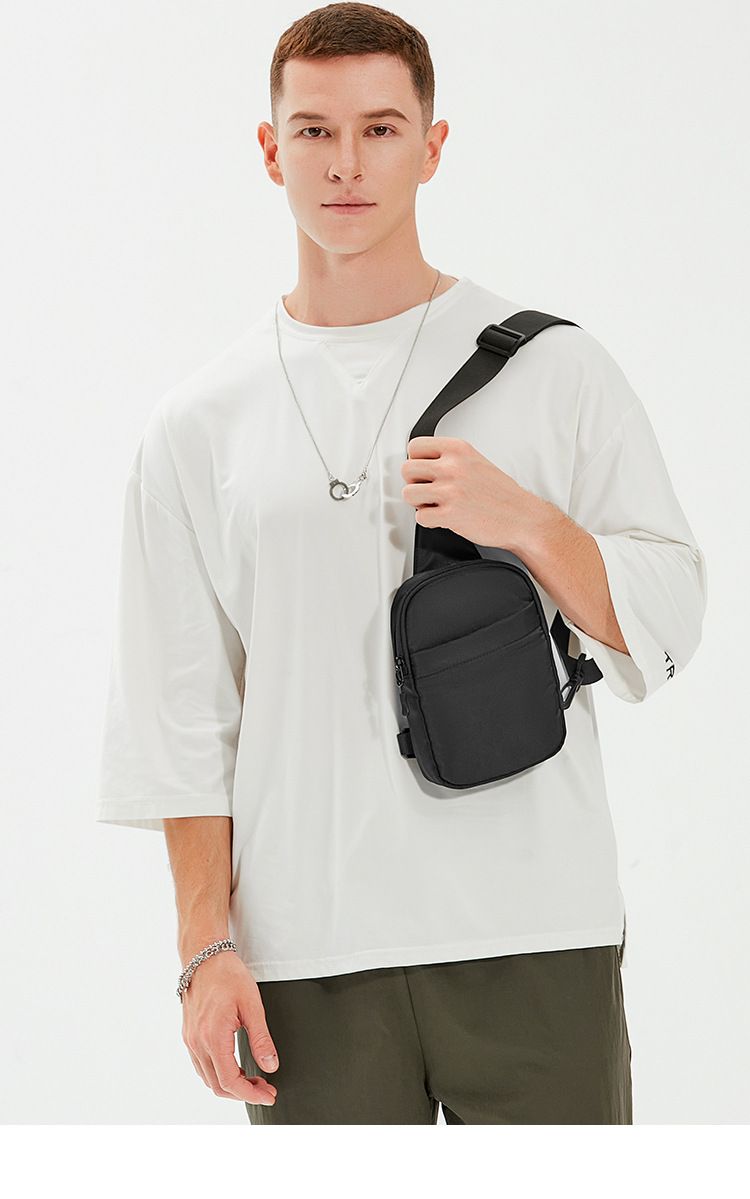 „Crossbody“ krepšys Vyriškas naujas krūtinės krepšys._voghion.com