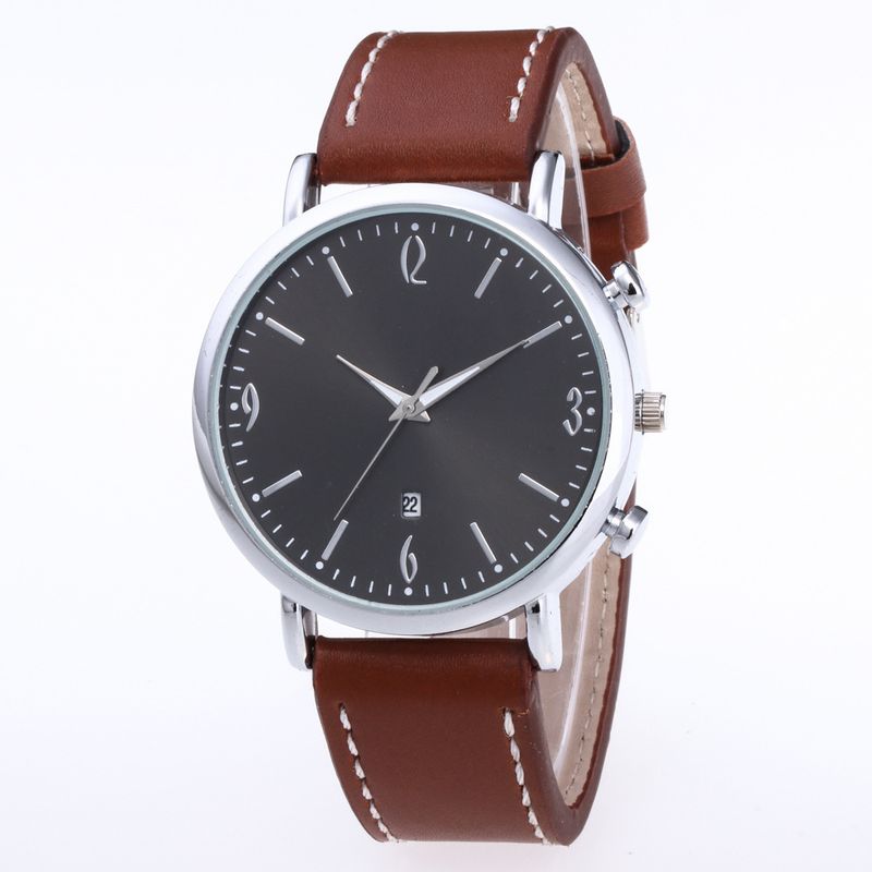 Men's Belt Square Digital Calendar Men's Watch Steel Belt Calendar Men's Watch A Generation No Logo_voghion.com