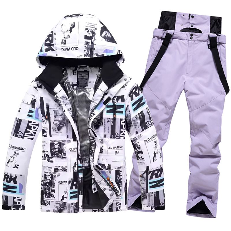 Ensemble de ski cross-country pour homme, coupe-vent, imperméable, chaud, respirant, simple ou double, avec pantalon_voghion.com