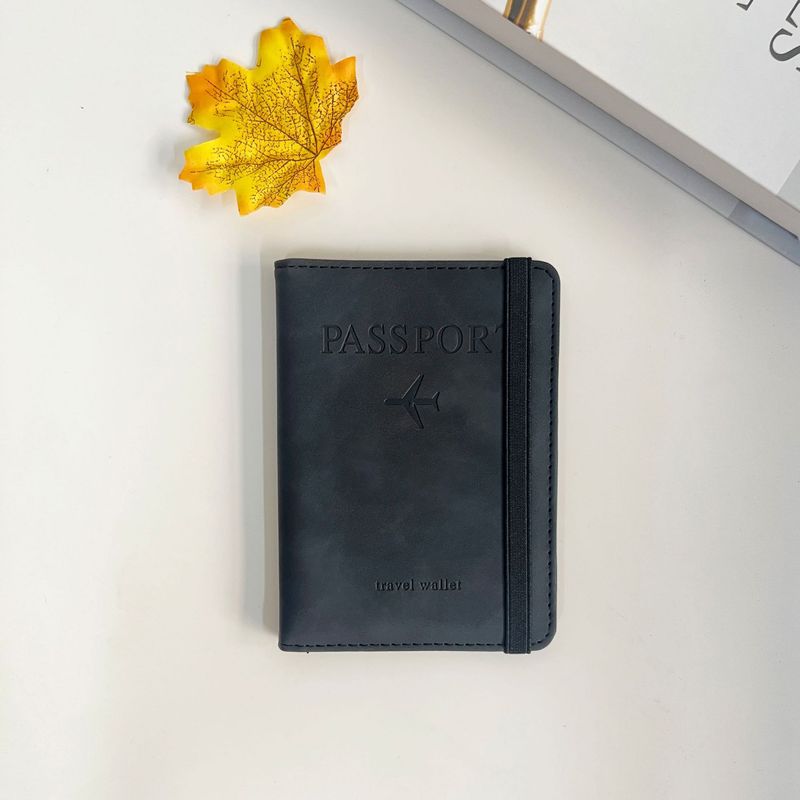 RFID Blocking Travel Wallet – Slim PU Leather Passport Holder With Multiple Card Slots For Men & Women, Secure & Lightweight (12 Colors Available)_voghion.com