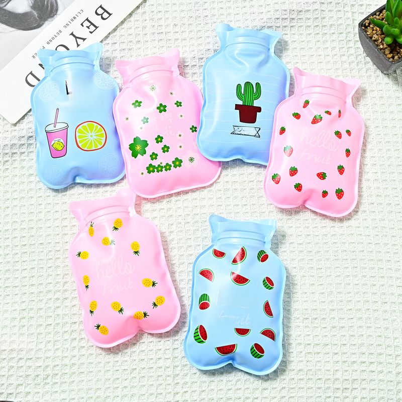Bolsa de agua caliente con inyección de agua de dibujos animados gruesos de invierno, linda bolsa de mano cálida con forma de corazón para niña, calentador de manos portátil para estudiantes, venta al por mayor_voghion.com