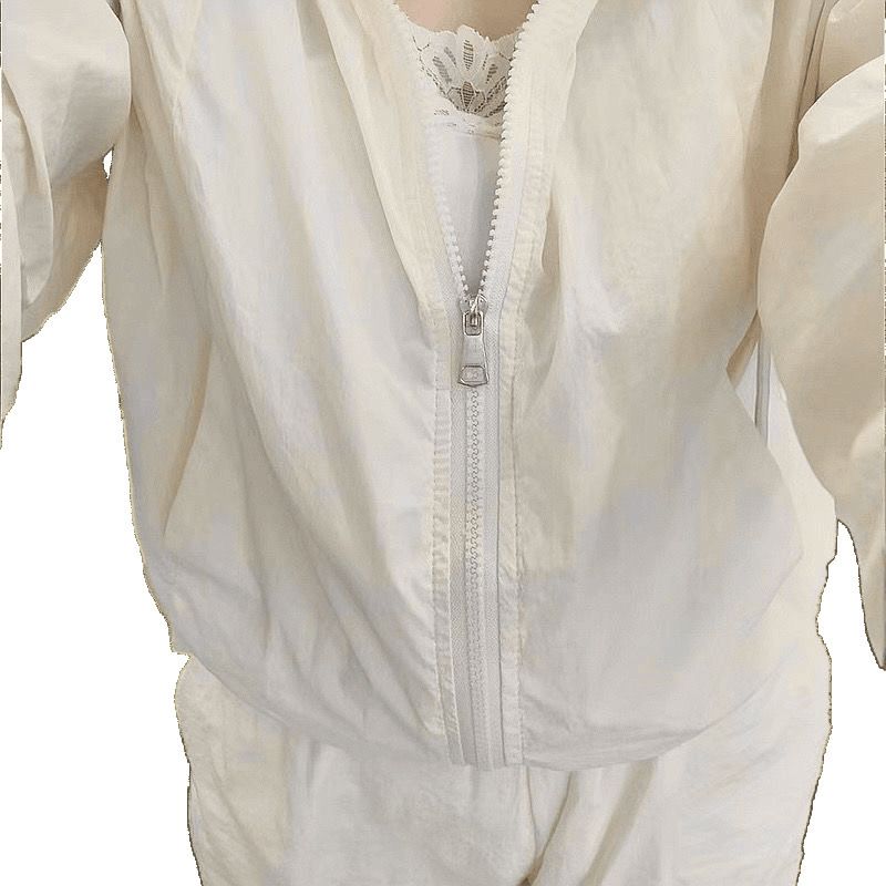 Tenue de sport décontractée pour femme, nouvelle mode, élégante, grande taille, protection solaire, short, ensemble deux pièces, été 2025_voghion.com
