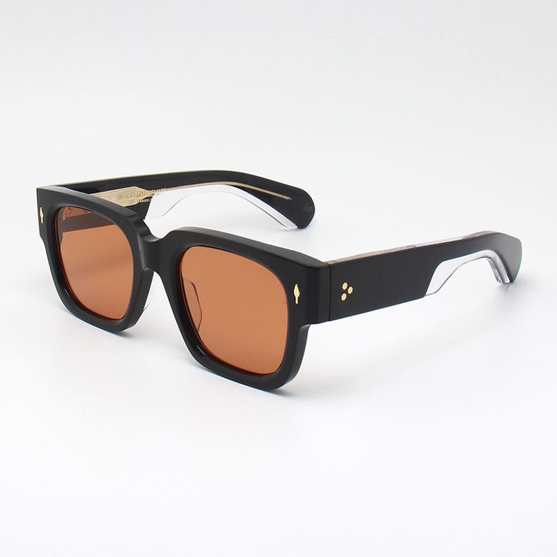 Nye varer TOP ENZO Retro Vintage Rektangulær Udendørs Acetat Stort Stel TIL Mænd Kvalitet JMM Designer Dame Solbriller Optisk_voghion.com