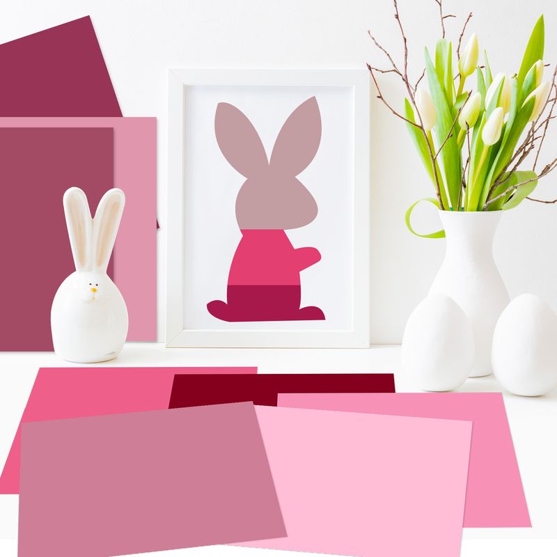 Schreibwarenaufkleber, 12 Blatt/Packung, lila, einfarbiges Hintergrundpapier, einfaches einfarbiges Ziegelpulver, Morandi, Valentinstag-Notizbuch-Materialpapier_voghion.com