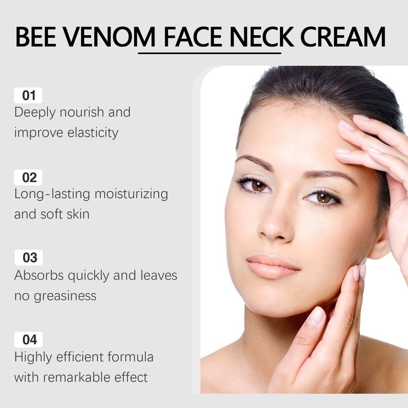 HOYGI Bee Venom Firming Moisturizing Voedt de huid mild, hydrateert en verheldert Dagelijkse huidverzorging Gezichtscrème_voghion.com