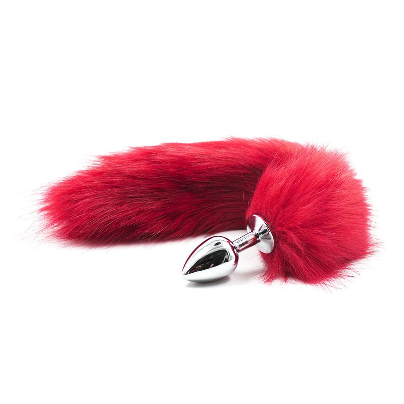 Productos sexuales con cola de pelo artificial, juguetes sexuales para mujeres, plumas de zorro de metal, juguetes para coquetear._voghion.com