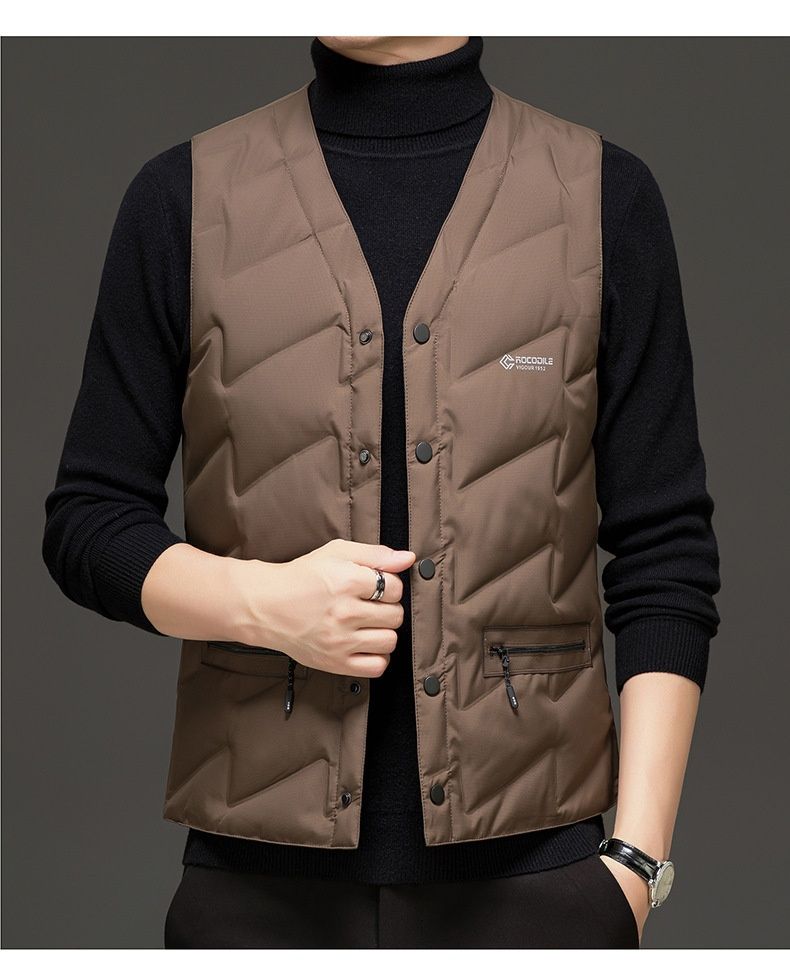 Gilet thermique sans manches en graphène haut de gamme pour homme, automne-hiver, style décontracté, de marque Pulse Cross-Border Foreign Trade_voghion.com