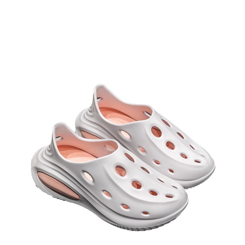 2025 New Hole Shoes Summer Thick Sole Sandals Men's Sports Outwear Wear Durable Beach Slippers_voghion.com