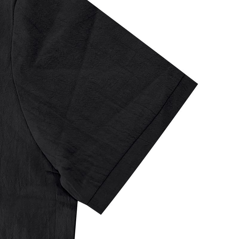 25 Summer Men's New Linen Solid Color Loose Simple Turn-Down Collar Outdoor Casual Polo Shirt For Men_voghion.com