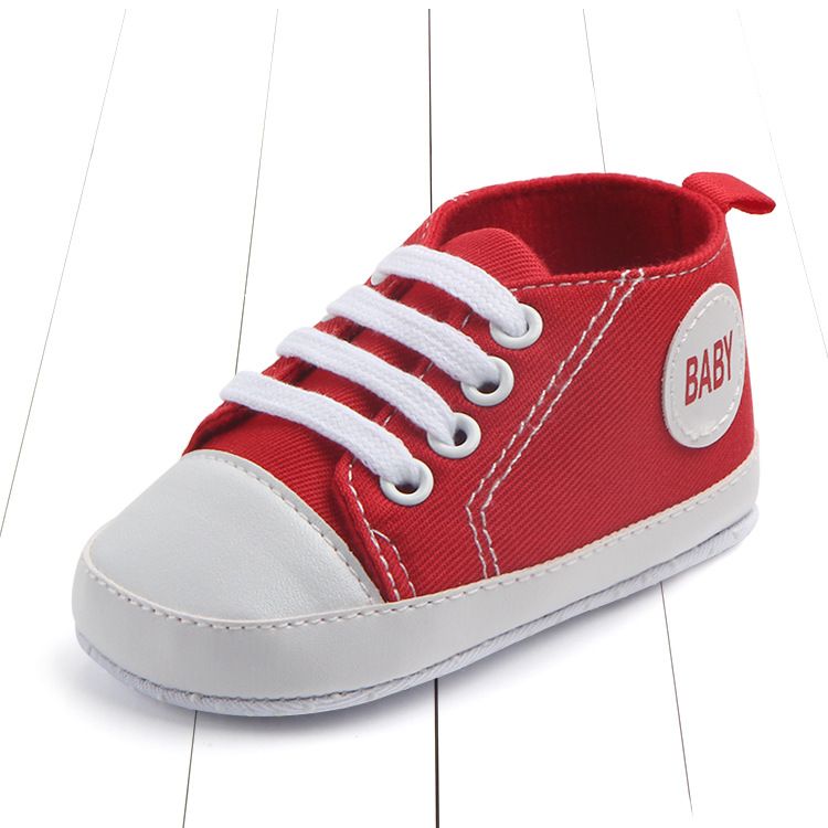 Zapatos de lona para caminar para bebés de 0 a 1 año con suela blanda para primavera y otoño 0106 Total_voghion.com