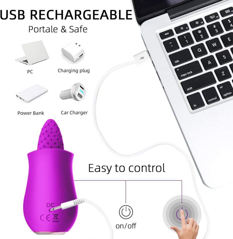 Tina 1 Generation Second Tide Female Masturbation Tongue Licking Vibrator Honey Tongue Vibrator Adult Sex Toys_voghion.com