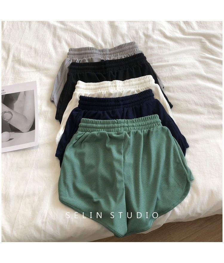 Vêtements d'été pour femmes, nouveau style coréen, all-match, taille haute, slim, course à pied, grande taille, pantalons décontractés à jambes larges pour femmes_voghion.com