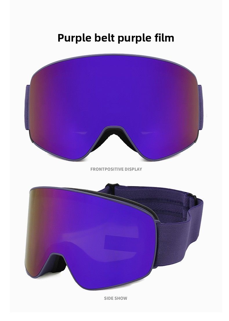 2025 New Mountaineering Goggles For Men And Women, Double Layer Anti-Fog, Snap-On Prescription Magnetic Ski Goggles,_voghion.com