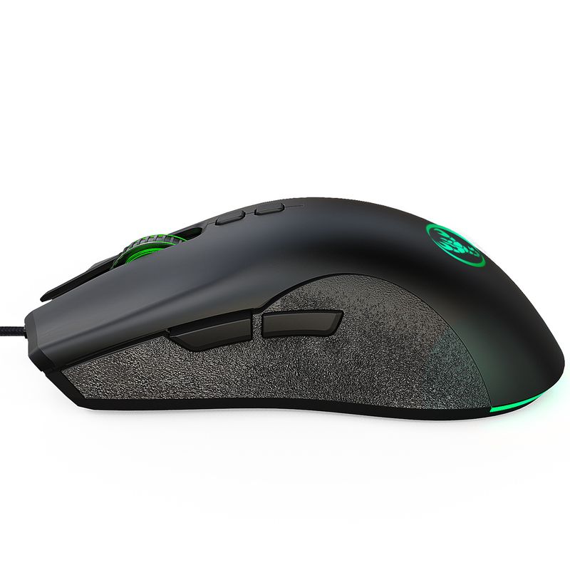 A883 krāsaina kvēlojoša 7D spēļu pele, Esports vadu pele 6400dpi regulējama makro programmēšana_voghion.com