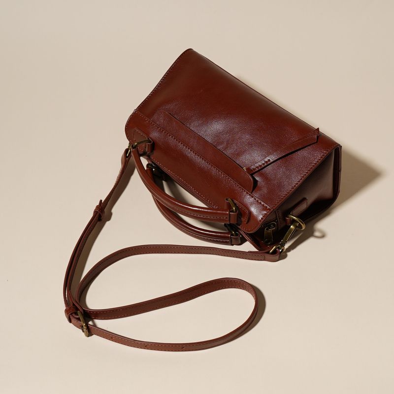 Sac à main simple en cuir à bandoulière, petit, tendance, décontracté et polyvalent, nouveauté printemps-été 2025_voghion.com