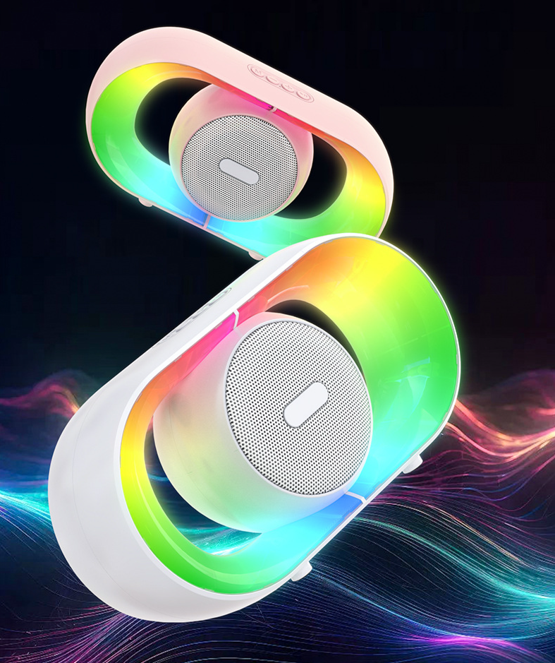 Cross-Border New U8 Cool Outdoor Camping Desktop Atmosphere Night Bluetooth Portable RGB Light Small Speaker_voghion.com