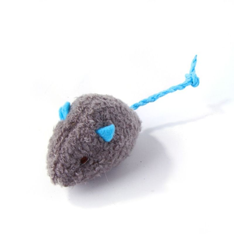 New Product Plush Catnip Mouse Cute Design Cat Interactive Pet Toy_voghion.com