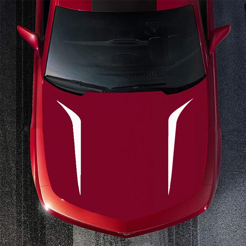 Adesivo per copertura auto multiuso, adesivo decorativo per testata, strisce di linea modificate per cofano_voghion.com