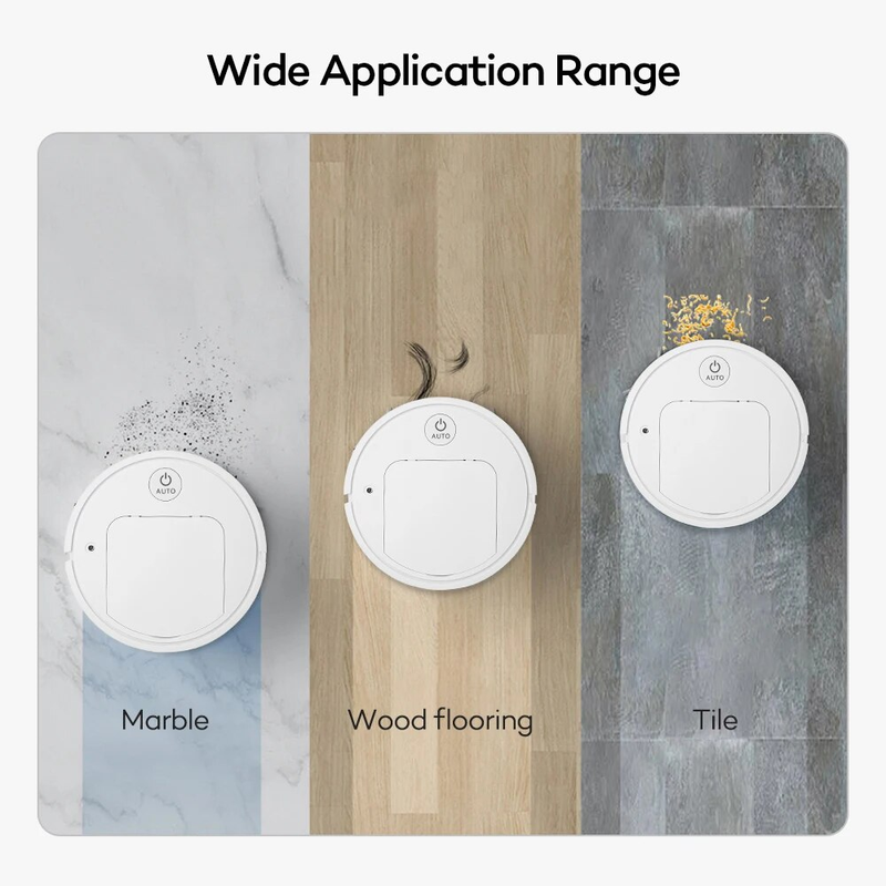2024 New USB Rechargeable 5-in-1 Robot Vacuum Cleaner Automatic Cleaning Sweeping Machine Wet Mopping Vacuum Cleaners Robot_voghion.com