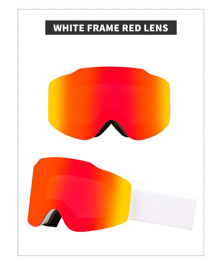 2024 Magnetic Glasses Double layer Goggles UV Ski Windshield Anti Fog Mountaineering Eye_voghion.com