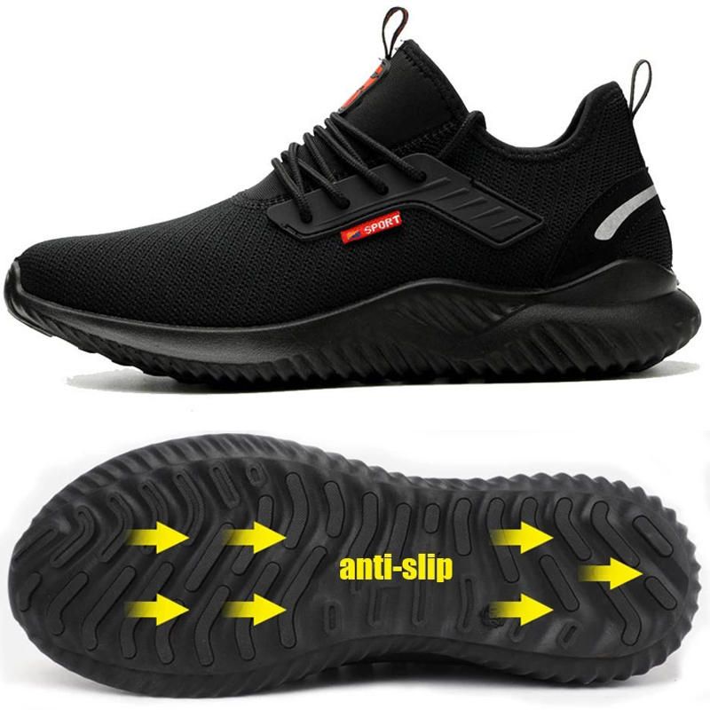Trabo Fashion lichtgewicht comfortabele veiligheidsschoenen voor heren, kogelwerende en onverwoestbare beschermende schoenen_voghion.com
