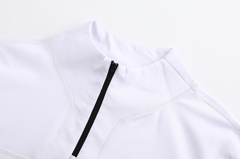 Giacca da allenamento da uomo con colletto alto e tasche nascoste, maglietta fitness ad asciugatura rapida per allenamenti autunnali e invernali_voghion.com