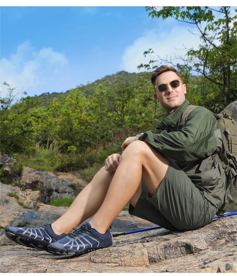 Zapatos de agua para hombre y mujer, antideslizantes, de suela suave, de secado rápido, para rafting, natación y vadeo al aire libre._voghion.com