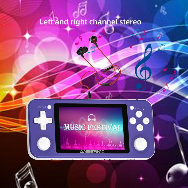 ANBERNIC RG351P Retro RK3326 64G Open Source System 3.5 Inch IPS Screen Portable Handheld Game Console RG351 Gaming_voghion.com