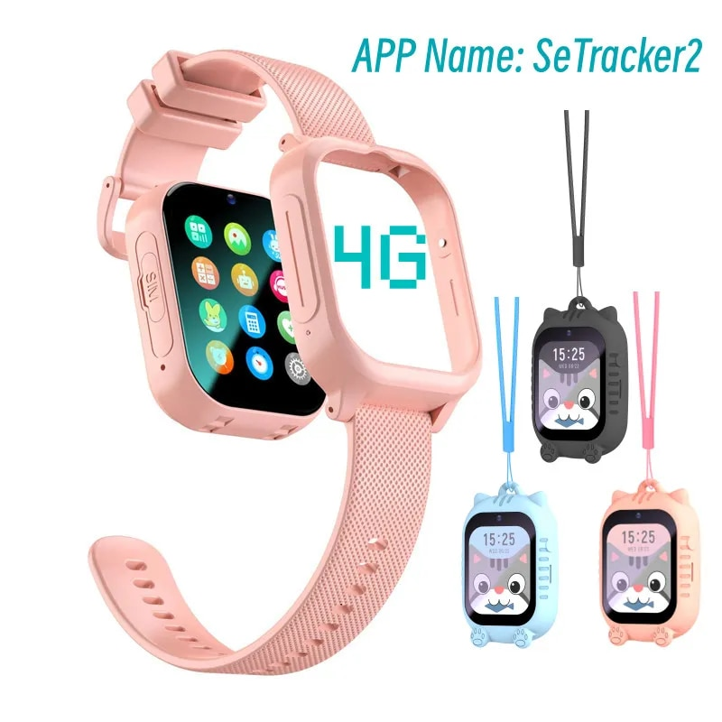 2023 New Phone SIM Card 4g Smart Boy Girl Photo Wifi Positioning Child Watch HD Video Call Sos Tracker Birthday Gift_voghion.com