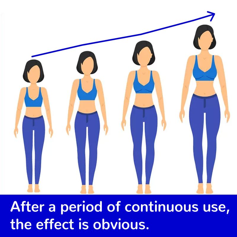 EELHOE Körpersanfte Massage Höhenwachstumshilfe Fußpflegepflaster_voghion.com