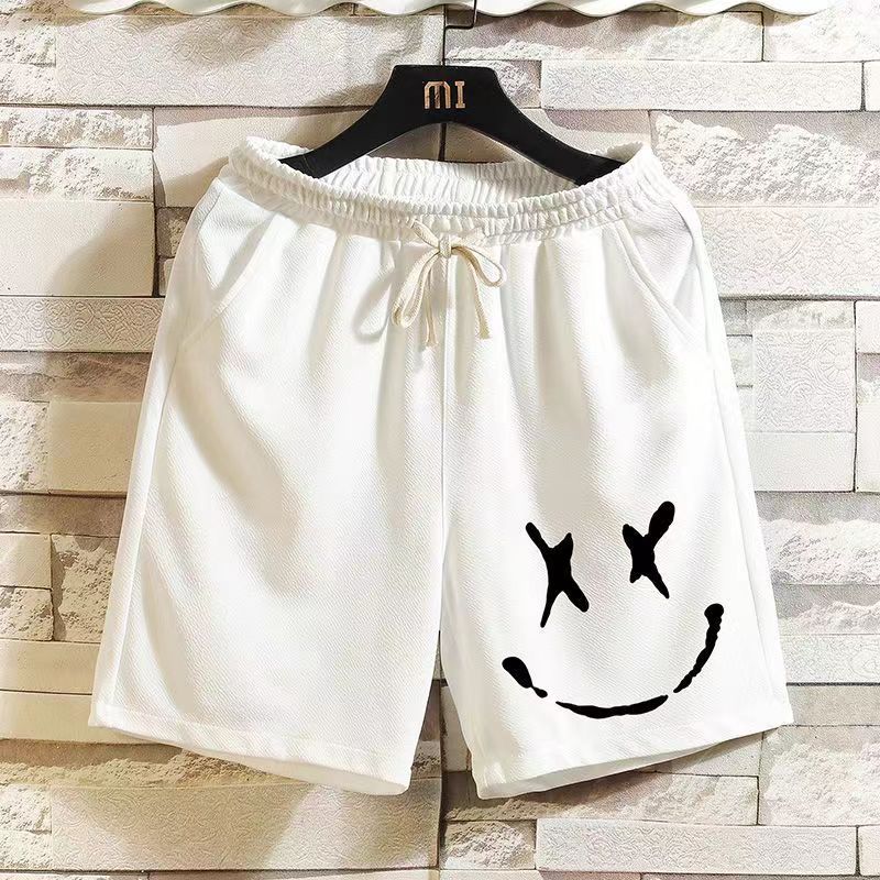 2023 Fashion Men's Cotton Beach Funny Graphics Print Sweat Pant Hip Hop Breathable Sports Casual Shorts Free Shipping_voghion.com