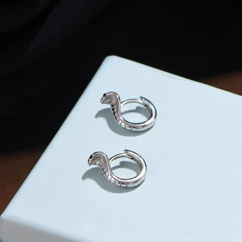 Náušnice Wind Cobra pro muže, americké ušní přezky, dámské personalizované seniorské náušnice, hip hopové ušní šperky, nový trend_voghion.com