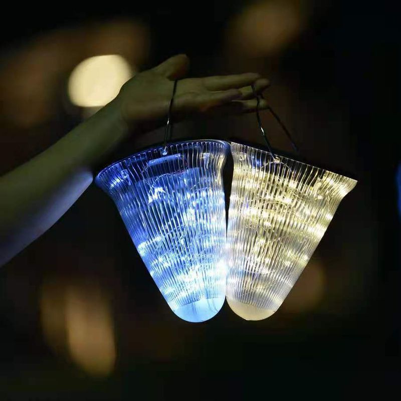 Lanterna Solar Diamond Star - Luz LED de Fada à Prova D'água IP55 para Exterior e Jardim (Branco Quente/Mudança de Cor com Certificação CE)_voghion.com