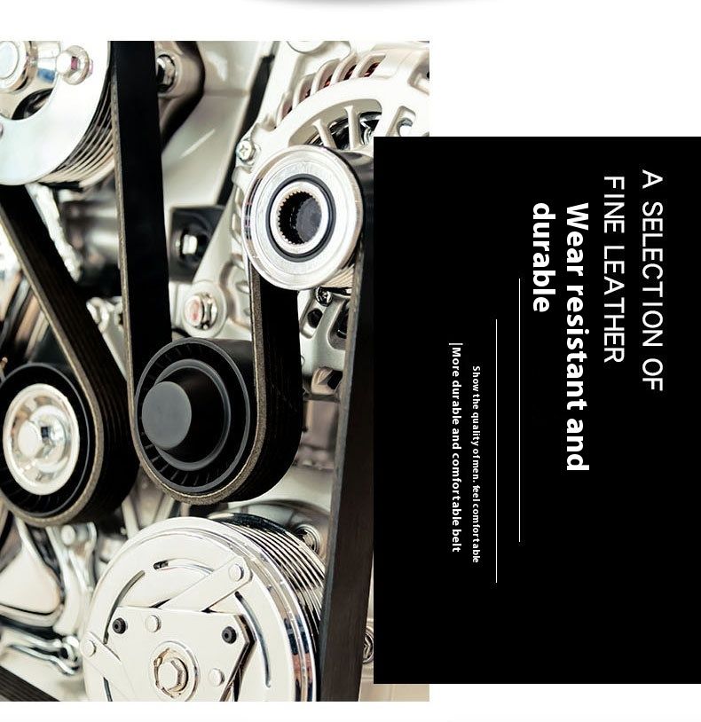 Neuer heißer Verkauf Gürtel Heißer Verkauf Schwarz Sport Auto Automatische Schnalle Herren Gürtel Gewickelt Rand Gürtel Kopf Temperament Vielseitig_voghion.com