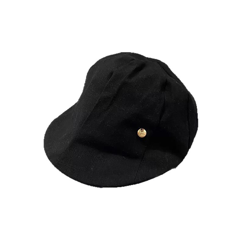 Berretto da pittore versatile, artistico, in cotone e lino, per donna, primavera/autunno, sottile e traspirante_voghion.com