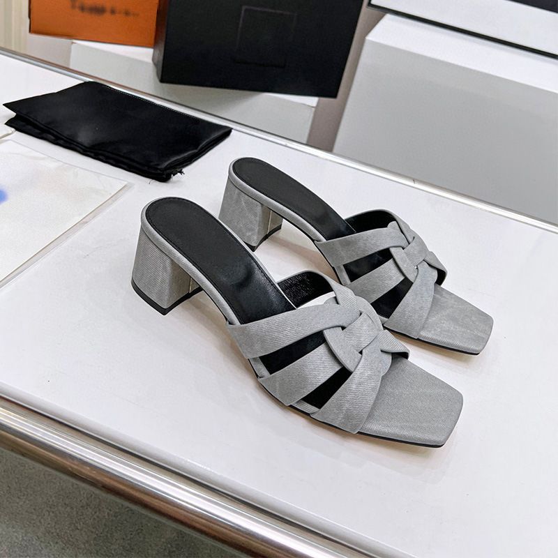 Slides Damen Hausschuhe L Top Layer Rindsleder Klassische Einwort Sandalen Hohe Qualität_voghion.com