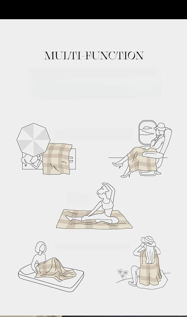 Coperta regalo di lusso per divano, aria condizionata, luce per pisolino da ufficio, in cotone a fibra lunga, per il commercio estero e transfrontaliero_voghion.com