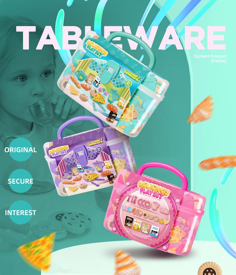 Casa de juegos para niños transfronteriza, utensilios de cocina, té de la tarde, simulación de comida, pastel, juego de té interactivo para niñas, juguete al por mayor_voghion.com