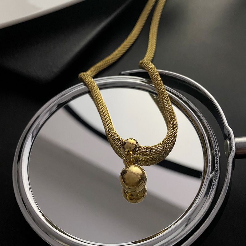 Collier épais et audacieux en acier titane Yuxi, résistant à la lumière, pour couple, style cubain, pour hommes et femmes, niche texturée_voghion.com