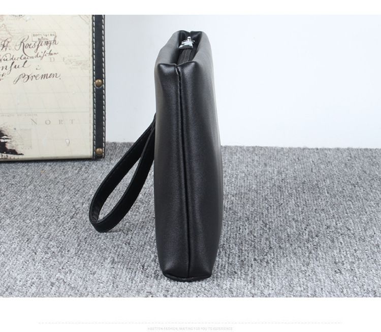 Herren Clutch Bag Handgelenktasche Lässige Herren Clutch Bag, Trendy Handtasche, Handytasche, PU Leder Weiche Clutch Bag, Modische Herren Handtasche_voghion.com