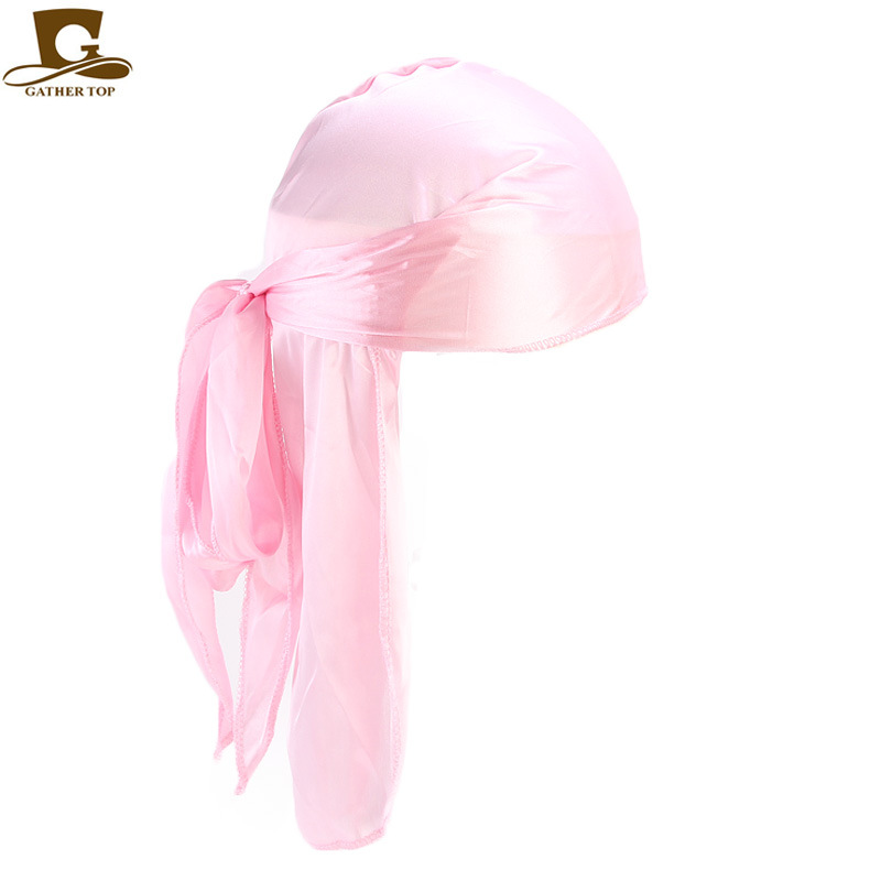 Unisex Men's and women's bandana hats Pirate hats silky durag TJM-05C_voghion.com