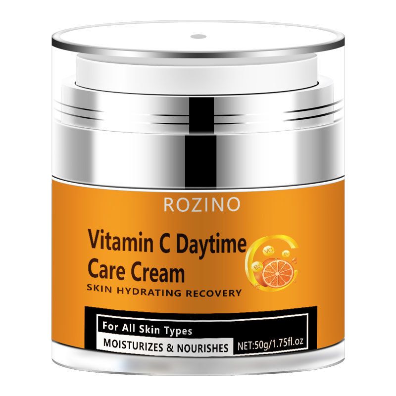 VC face cream whitening vitamin moisturizing skin lightening acne mark brightening shrink pores_voghion.com