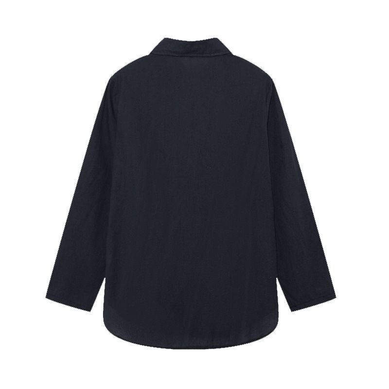 Damenbekleidung Zweiteiliges Set für Damen mit langärmeligem Revers und lässigem Frühlings- und Herbstanzug in einfarbiger Hose mit weitem Bein_voghion.com