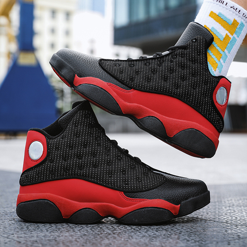 3 Basketball Men Casual Large Size 47 Sports Students High-top Running For Big Kids Practical Training Shoes_voghion.com